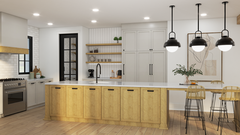Lakeside Heights Kitchen area